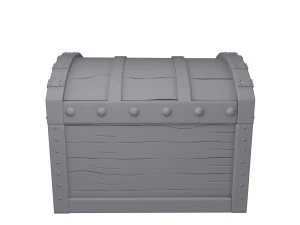 treasure chest cartoon 3D Model