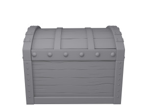 treasure chest cartoon Modelo 3D
