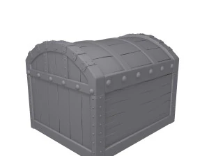 treasure chest cartoon 3D Model