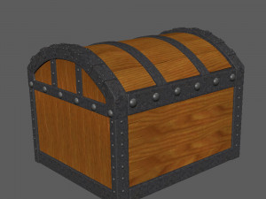 treasure chest cartoon Modelo 3D