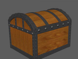 treasure chest cartoon 3D Model