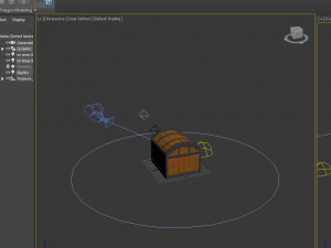 treasure chest cartoon Modelo 3D