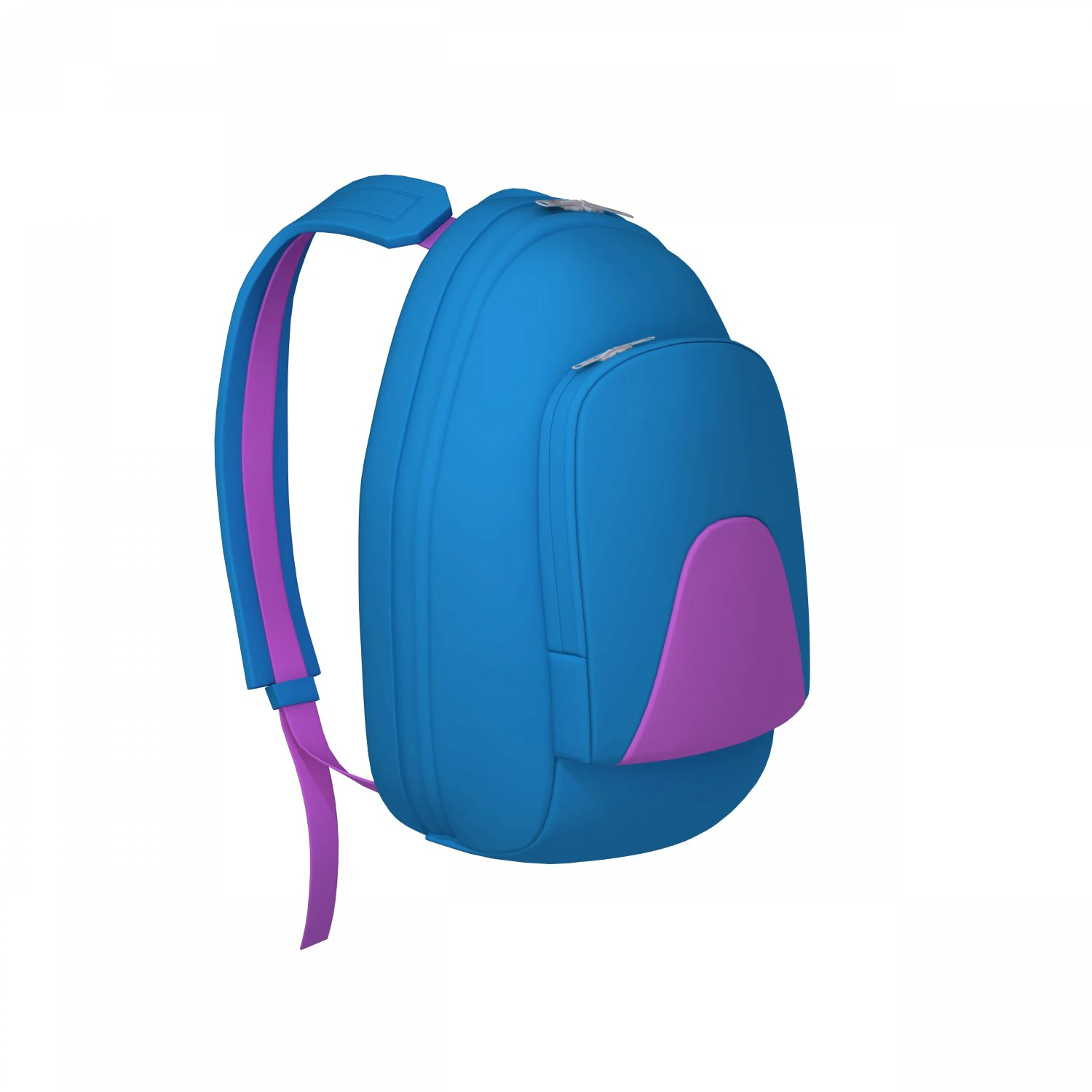 backpack cartoon 3D Model .c4d .max .obj .3ds .fbx .stl .blend 