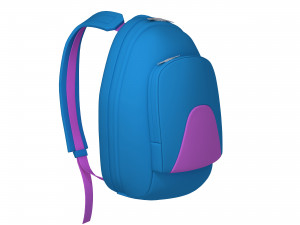 backpack cartoon 3D Model