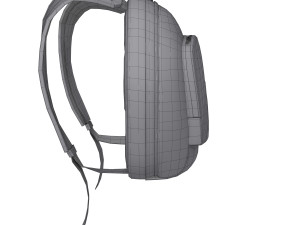backpack cartoon 3D-Modell