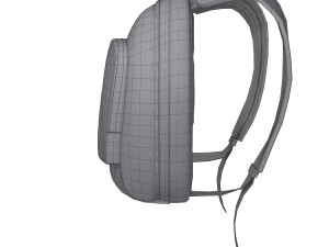 backpack cartoon 3D-Modell