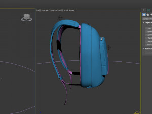 backpack cartoon 3D-Modell