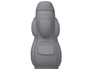 backpack green cartoon Model 3D