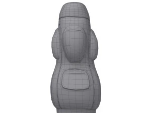 backpack green cartoon 3D Model
