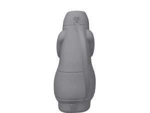 backpack green cartoon Model 3D