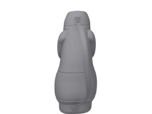 backpack green cartoon 3D Model
