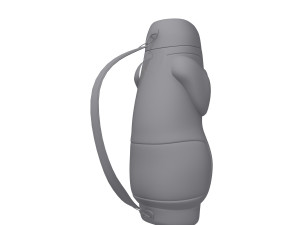 backpack green cartoon Model 3D