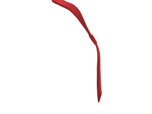 Dasi kartun Model 3D