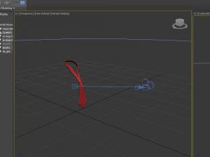 Dasi kartun Model 3D