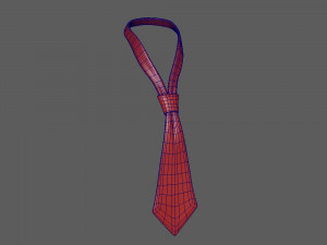 tie cartoon 3D Модель