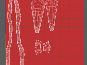 tie cartoon 3D Модель