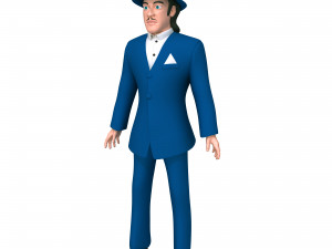 man cartoon 03 3D Model