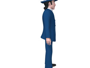man cartoon 03 3D Model