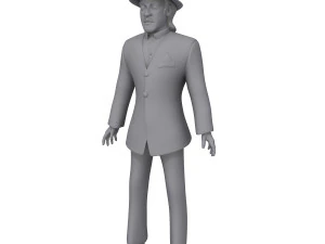 man cartoon 03 3D Model