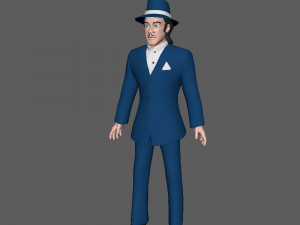 man cartoon 03 Modelo 3D