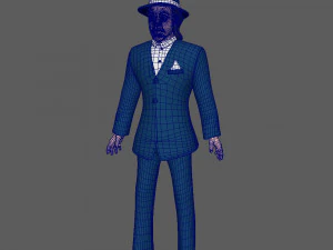 man cartoon 03 3D Model