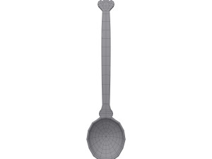 Spoon cartoon Modèle 3D