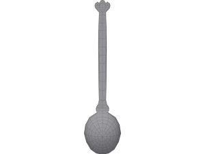 Spoon cartoon 3D Model