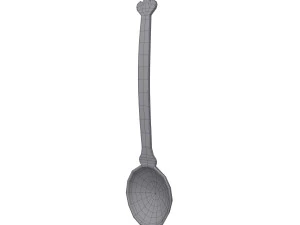 Spoon cartoon 3D Model