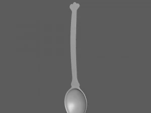 Spoon cartoon 3D Model