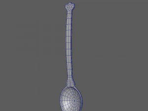 Spoon cartoon 3D Model