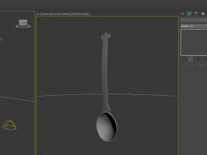 Spoon cartoon Modèle 3D