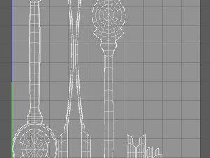 Spoon cartoon Modèle 3D