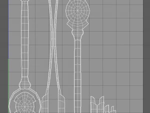 Spoon cartoon 3D Model