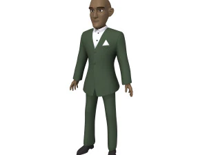 man cartoon 04 3D Model