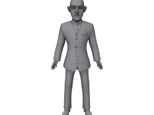man cartoon 04 Modello 3D