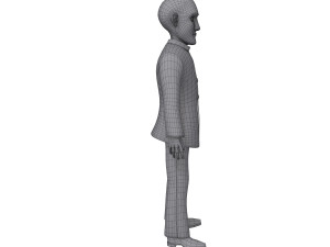 man cartoon 04 Modello 3D