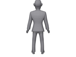man cartoon 04 Modello 3D