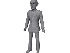 man cartoon 04 Modello 3D