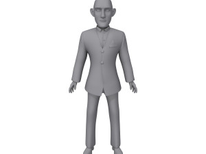 man cartoon 04 Modello 3D
