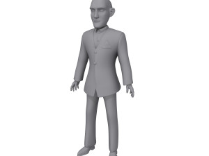 man cartoon 04 Modello 3D