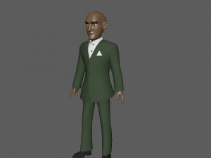 man cartoon 04 Modello 3D