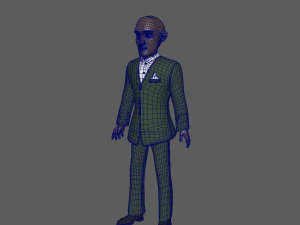 man cartoon 04 3D Model