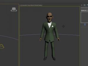 man cartoon 04 3D Model