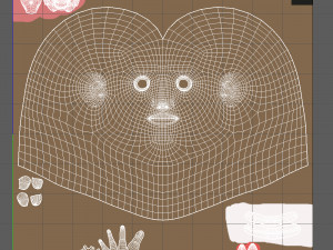man cartoon 04 Modello 3D
