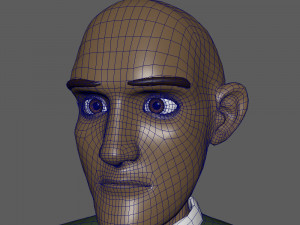 man cartoon 04 Modello 3D