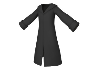 coat cartoon 3D Model