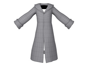coat cartoon Modèle 3D