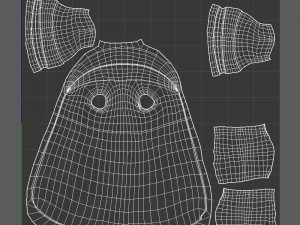 coat cartoon Modèle 3D