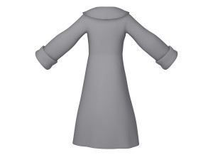 coat cartoon Modèle 3D