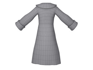 coat cartoon Modèle 3D